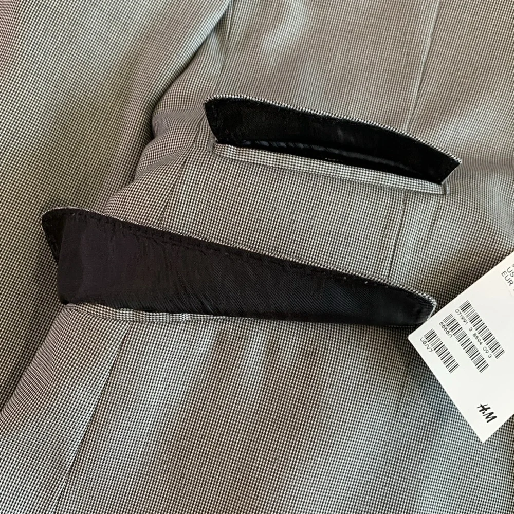 H&M Houndstooth Single Breasted Blazer